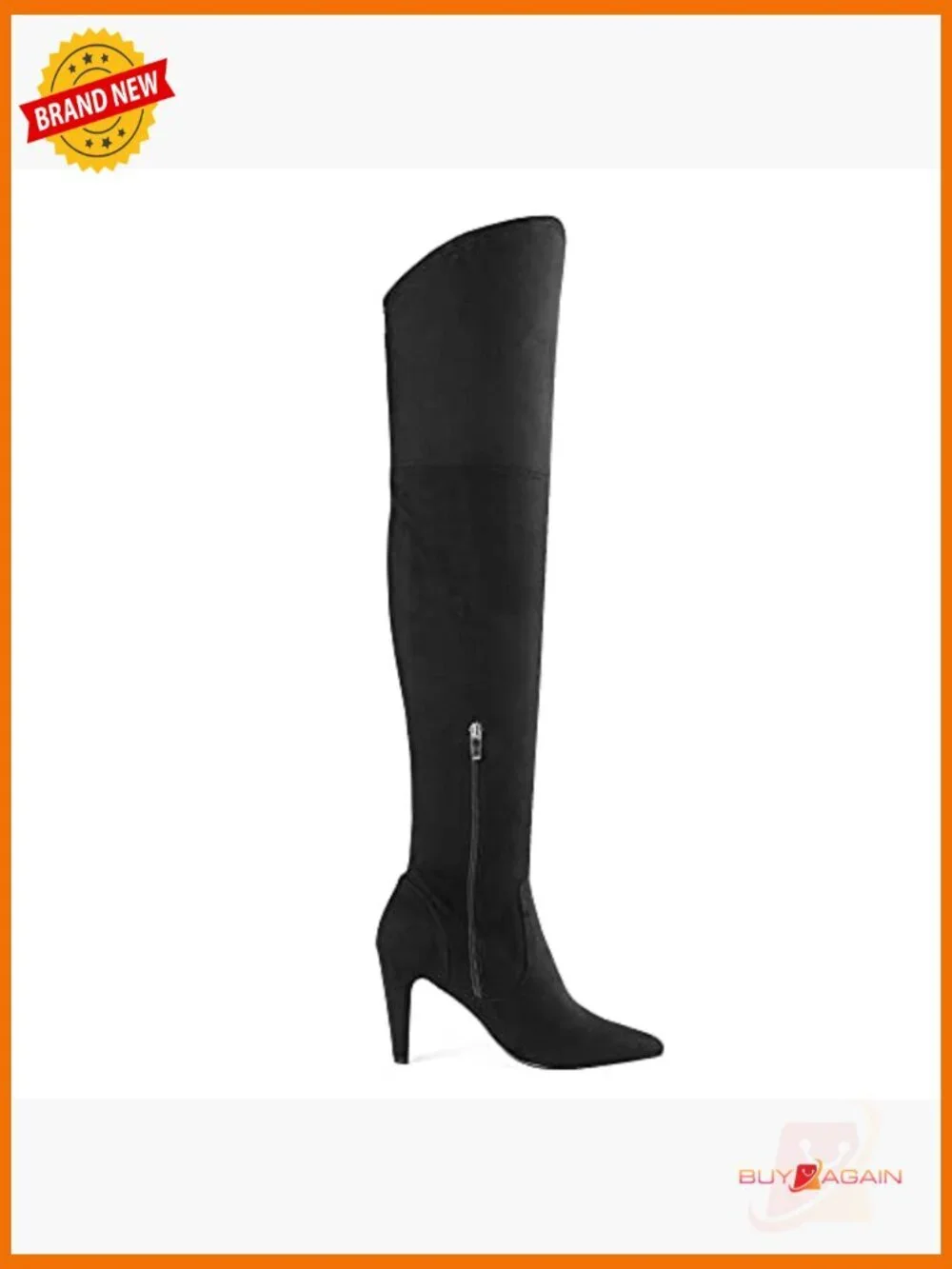Women's Thigh High Boots Over The Knee Heels Pointed Toe Stiletto